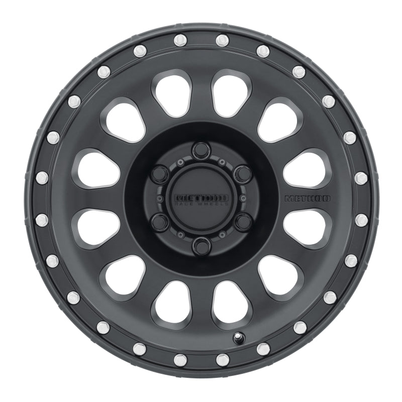 Method MR315 17x8.5 0mm Offset 6x5.5 106.25mm CB Matte Black Wheel Secondary image