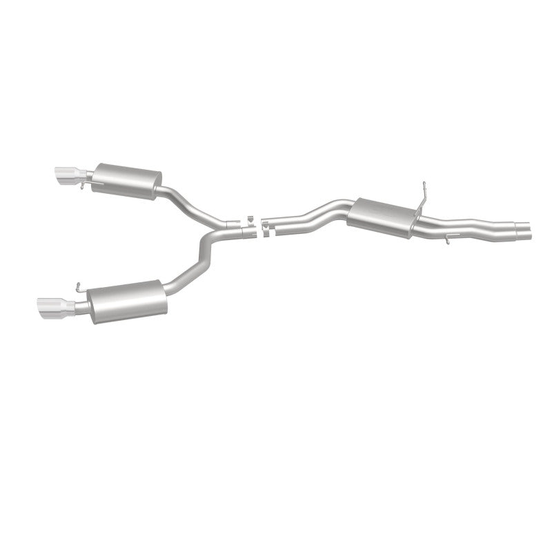 MagnaFlow Sys C/B 12-15 Audi A6 / A7 3.0L V6 SS 2.5in Dual Split Rear Ext 4in Tips exhaust system components