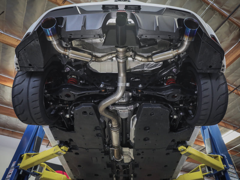 aFe 23-24 Toyota GR Corolla L3 1.6L (t) Gemini XV 3in to 2-1/2in CatBack Exhaust w/Carbon Fiber Tips Secondary image