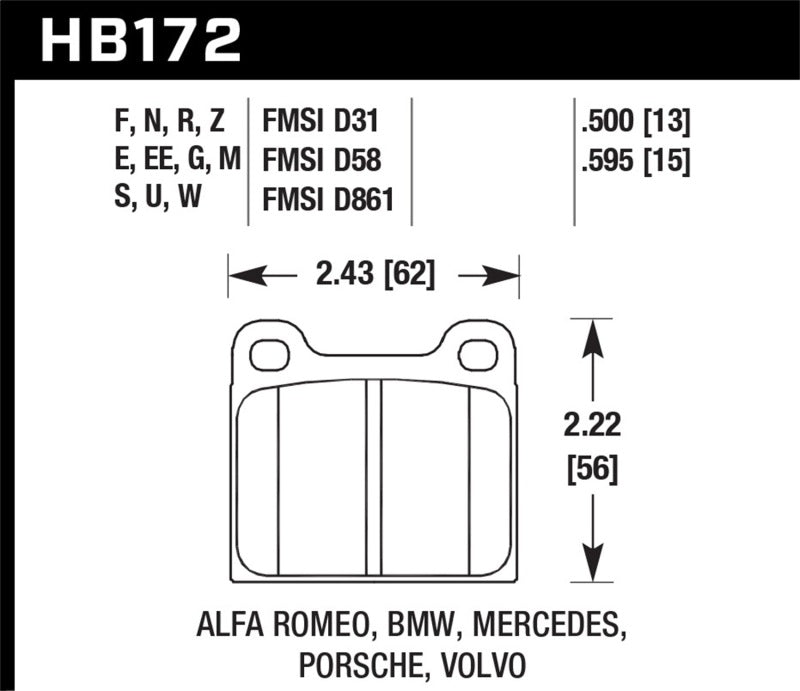 Hawk HPS Street Brake Pads for offroad performance upgrades.