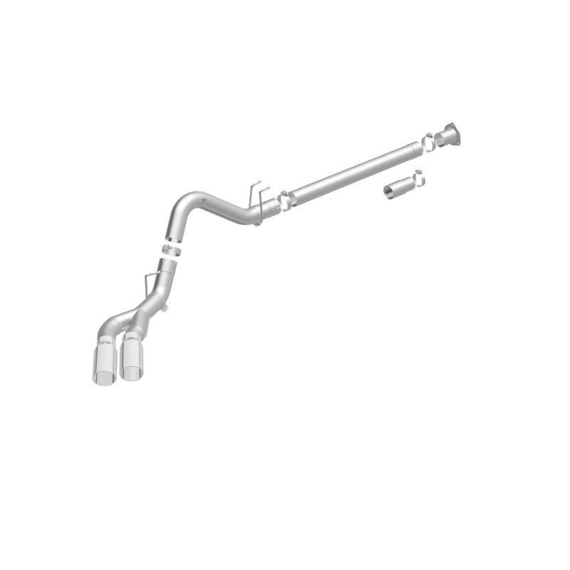MagnaFlow 08-17 Ford F-250/F-350/F-450 4.6L/6.7 DPF-Back SS 4in Dual Single Passenger Side Rear Exit exhaust system
