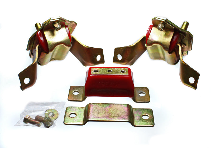 Energy Suspension 84-95 Ford Mustang 5.0 (302c.i.) V8 Red Motor & Transmission Mount Set Secondary image