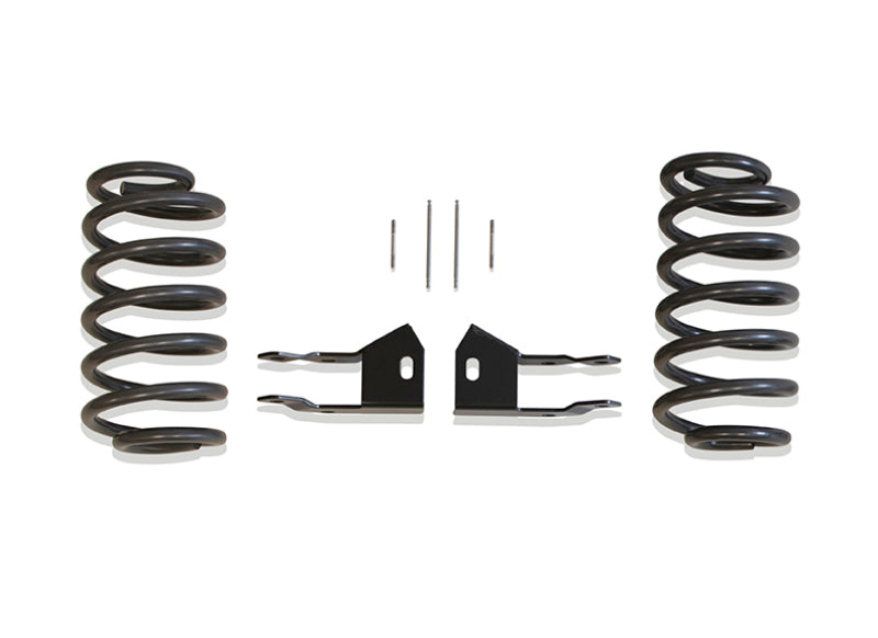 MaxTrac 14-16 GM C/K1500 2WD/4WD Single Cab 4in Rear Lowering Kit components and off road parts Main image