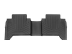 WeatherTech 16+ Toyota Tacoma Double Cab Rear FloorLiner - Black for absolute interior protection