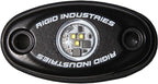 Rigid Industries A-Series Light - Black - High Strength - Cool White for offroad lighting and electrical applications.