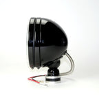 KC HiLiTES Daylighter 6in. Halogen Light 100w Spot Beam (Pair Pack System) - Black SS side view