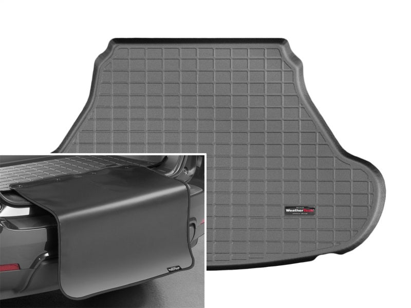 WeatherTech 14-16 Infiniti Q50 Cargo With Bumper Protector - Black Secondary image