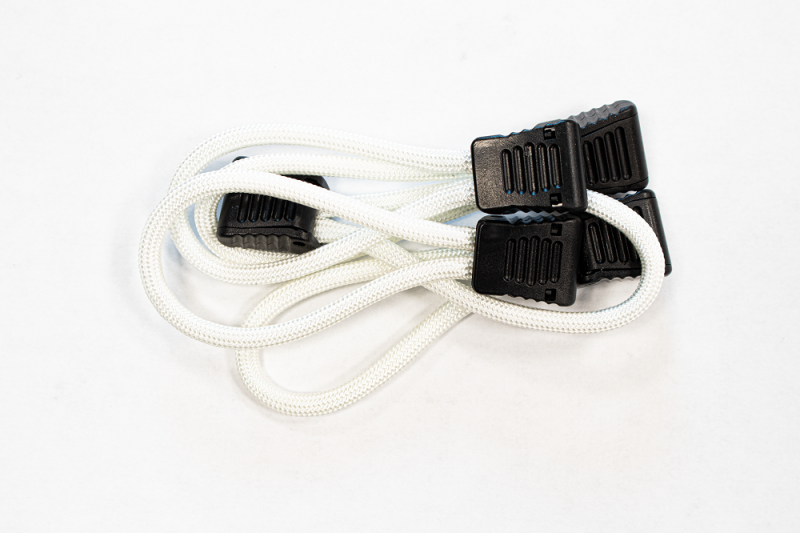 Fishbone Offroad Paracord Zipper Pulls 5 Pcs White Secondary image