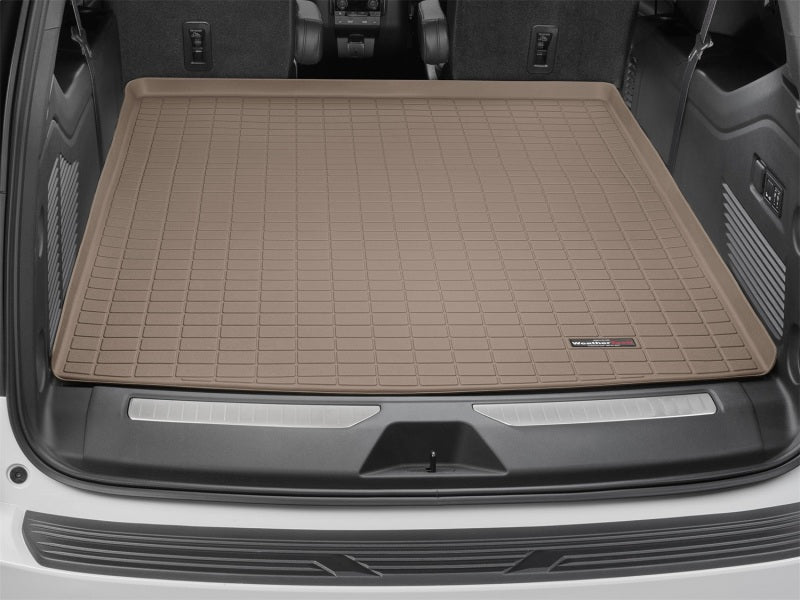 WeatherTech 2021+ GMC Yukon XL / Yukon Denali XL Cargo Liners - Tan Secondary image