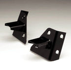 KC HiLiTES 86-95 Jeep YJ Windshield Hinge Light Mount Bracket Set (Pair) - Black for offroad lighting and electrical.