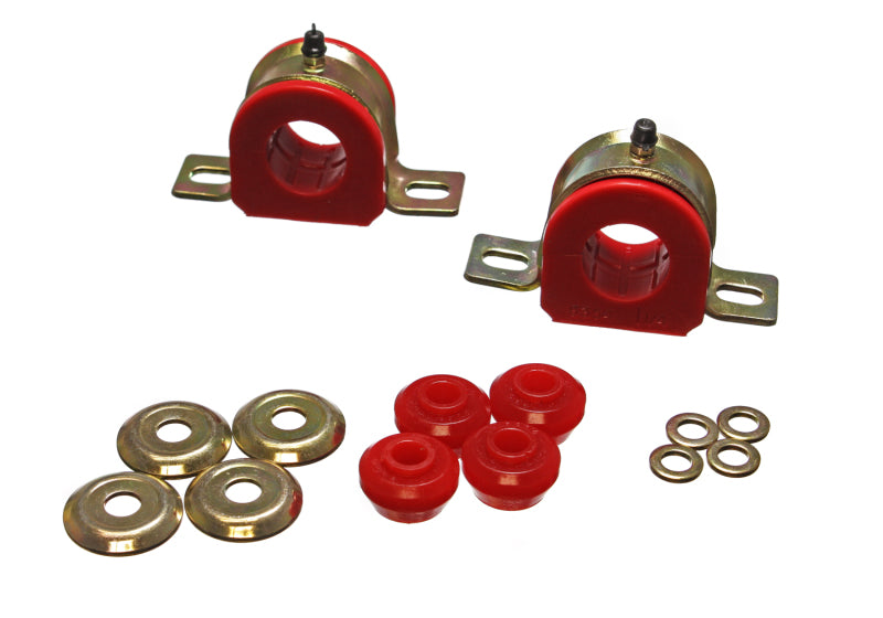 Energy Suspension 94-01 Dodge Ram 1500 / 94-02 Ram 2500/3500 4WD Red 30mm Front Sway Bar Bushings set with mounting hardware