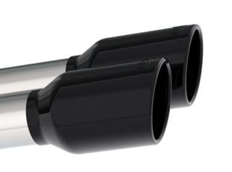 Borla 2020 Chevrolet Corvette C8 6.2L S-Type Exhaust System Dual Round Rolled A/C Black Chrome Tips Secondary image