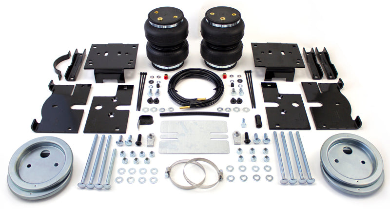 Air Lift Loadlifter 5000 for Half Ton Vehicles air suspension kit components including air springs and hardware.