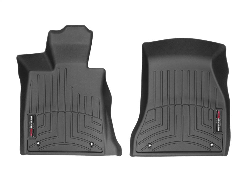 WeatherTech 2016+ BMW 7-Series Front FloorLiner - Black (No Rear Executive Lounge Seating Package) Secondary image