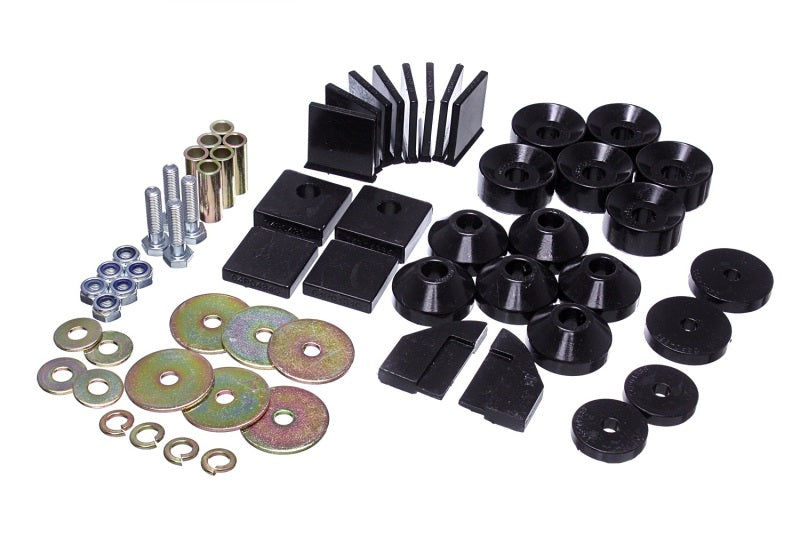 Energy Suspension 86-95 Suzuki Samurai Black Body Mount Set Secondary image