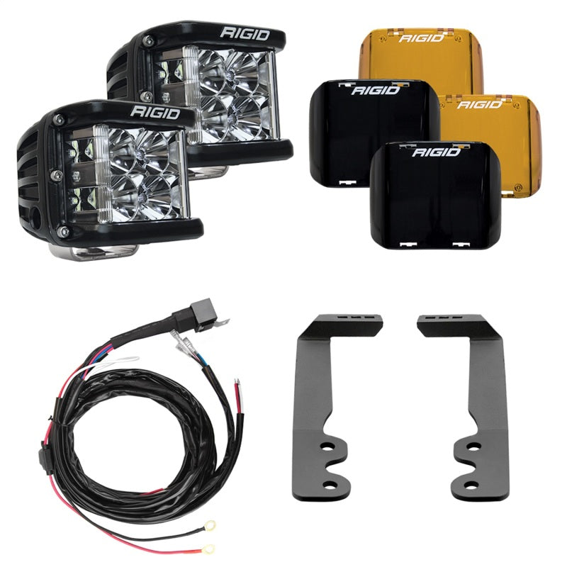 Rigid Industries 2022+ Toyota Tundra A-Pillar Lighting Kit (Fits 360-Series, D-SS Series) Secondary image