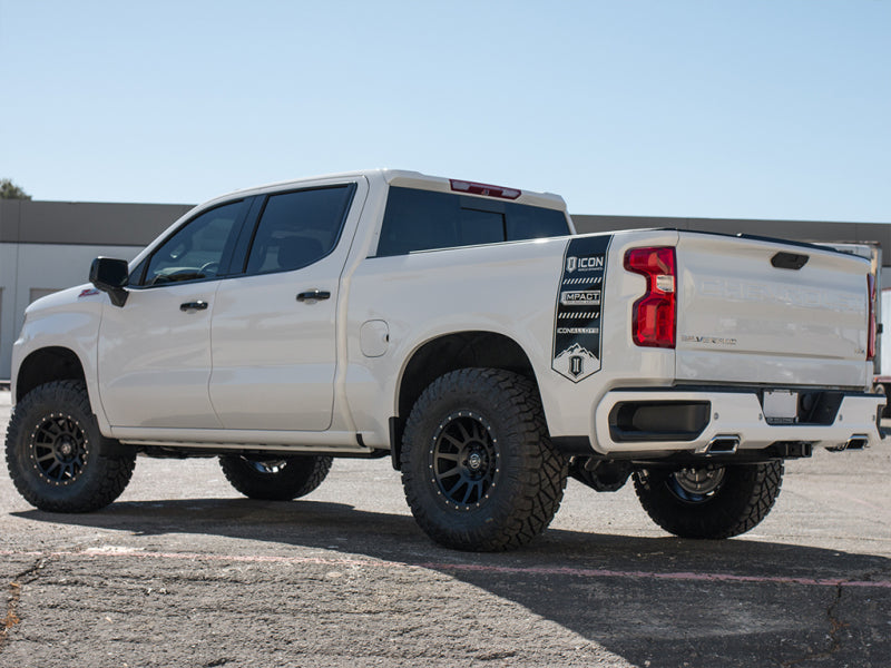 ICON 2019+ GM 1500 1.5-3.5in Stage 2 Suspension System w/Tubular Uca on lifted truck
