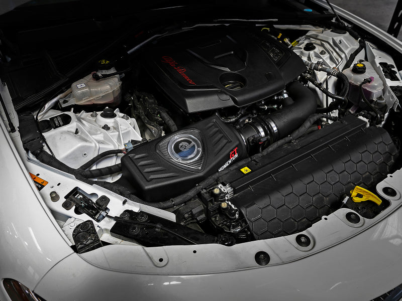 aFe Momentum GT Pro 5R Cold Air Intake System 2017 Alfa Romeo Giulia I4 2.0L (t) Secondary image