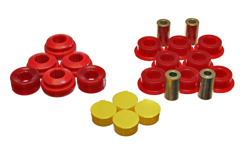 Energy Suspension 01-05 Honda Civic/CRX / 02-05 Civic Si Red Rear Control Arm Bushing Set Secondary image