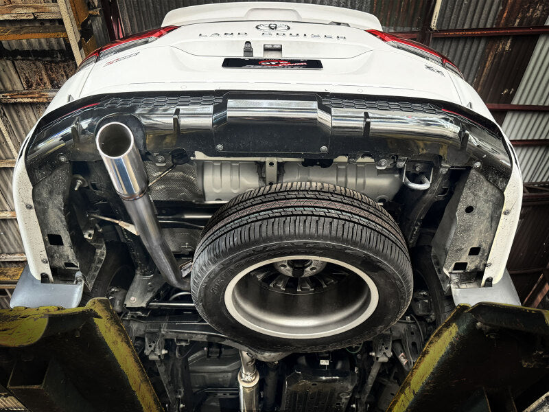 aFe Vulcan Series 3in 304 Cat-Back Exhaust System w/Polish Tip Toyota Land Cruiser 22-26 V6-3.3L(td) Secondary image