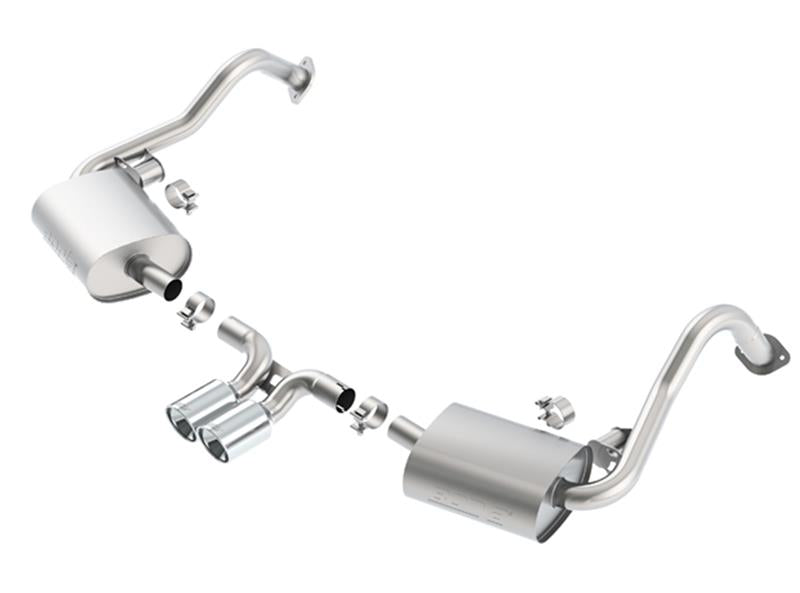 Borla 14-15 Porsche Cayman/Boxster (981) RWD 2Dr Dual Center Rear Exit Catback 4in Tip Exhaust Sys Secondary image