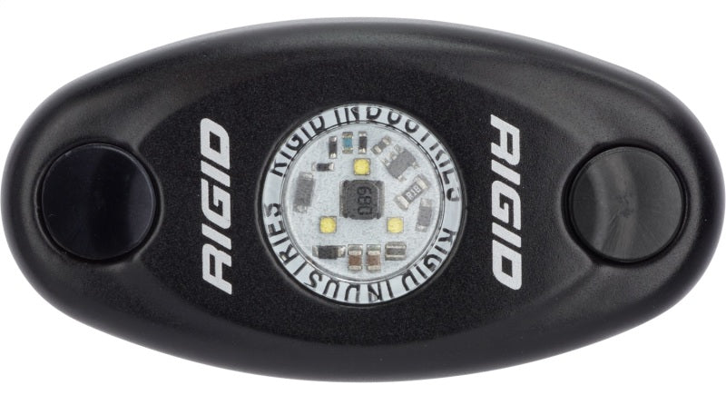 Rigid Industries A-Series Light - Black - Low Strength - Natural White, perfect for offroad lighting and electrical needs.