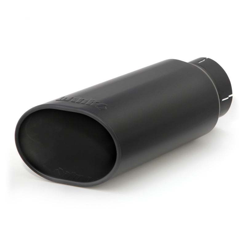 Banks Power Tailpipe Tip Kit - SS Obround Slash Cut - Black - 4in Tube - 5in X 6in X 14in Secondary image