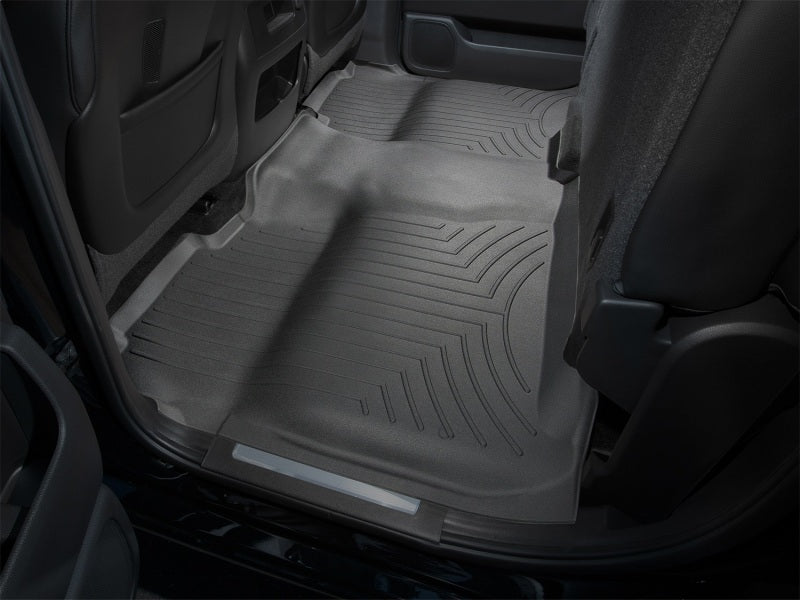 WeatherTech 14+ Chevrolet Silverado Rear FloorLiner - Black for interior protection