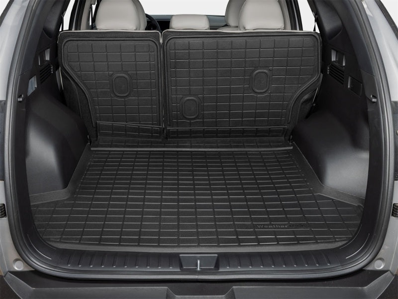 WeatherTech 22-26 Hyundai Tucson Behind 2nd Row Seating SeatBack Cargo Liners HP - Black Secondary image