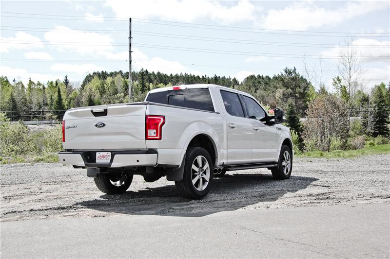 MBRP 15-16 Ford F-150 2.7L/3.5L/5.0L 3in Cat Back Single Side Pre-Axle Dual Exit T409 Secondary image