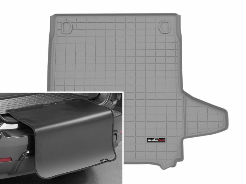 WeatherTech 25-26 Porsche Panamera E-Hybrid Trunk Cargo Liner w/Bumper Protector - Grey Secondary image