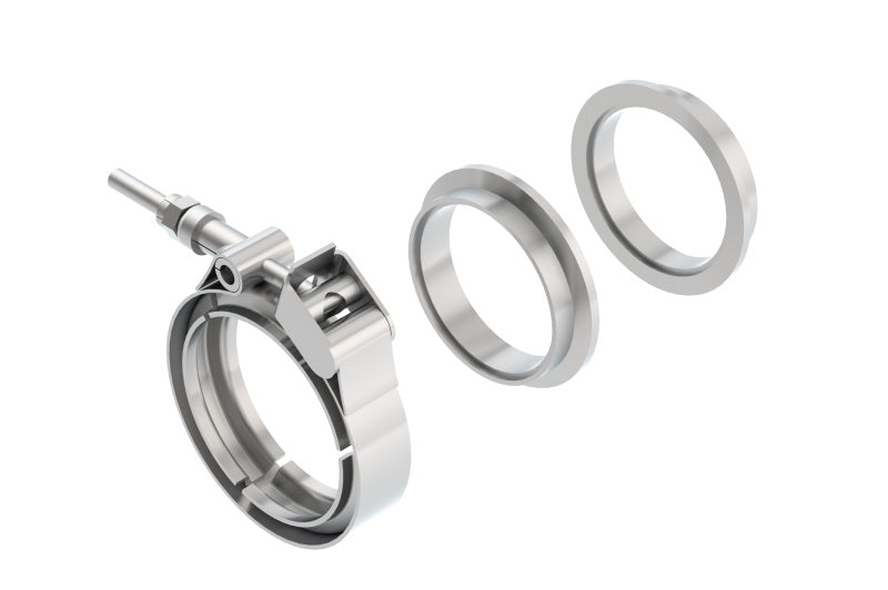 Borla Universal 2.25in Stainless Steel 3pc V-Band Clamp w/ Male and Female Flanges Secondary image