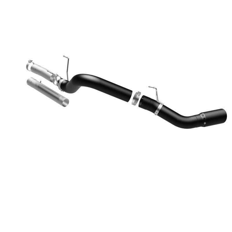 MagnaFlow 07-10 Dodge 2500/3500 409 SS DPF Back 5in Single Exit Exhaust- Black, ideal for performance offroad parts.