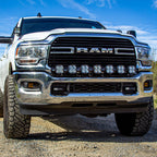 Baja Designs Dodge Ram 2019+ 2500 / 3500 7 XL Linkable Kit Baja Designs installed on pickup truck front