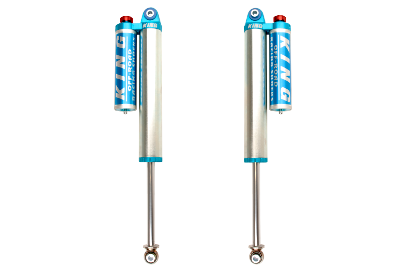 King Shocks 2011+ Chevrolet Silverado 2500/3500/HD Rear 2.5 Dia Piggyback Res Shock w/Adj (Pair) for offroad performance upgrades Main image