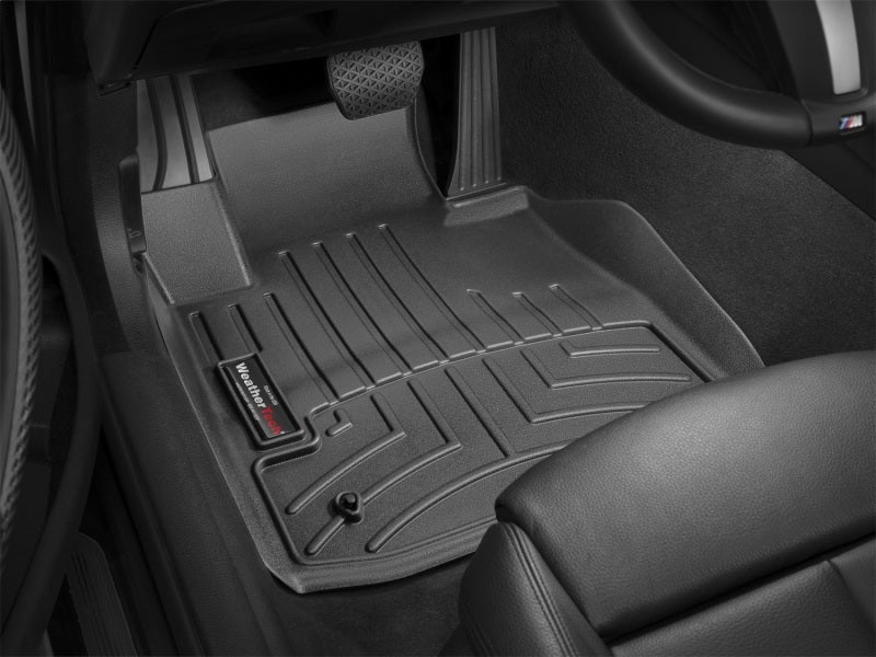 WeatherTech 14+ BMW 4-Series Front FloorLiner - Black view