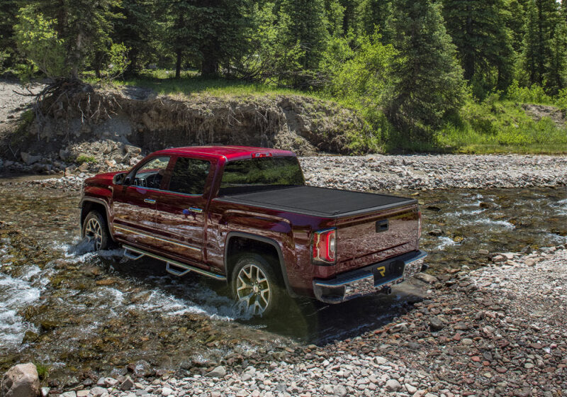 Retrax 21-22 Ford F-150 Super Crew/Super Cab (Incl. 2022 Lightning) 5.5ft Bed RetraxONE MX on offroad terrain