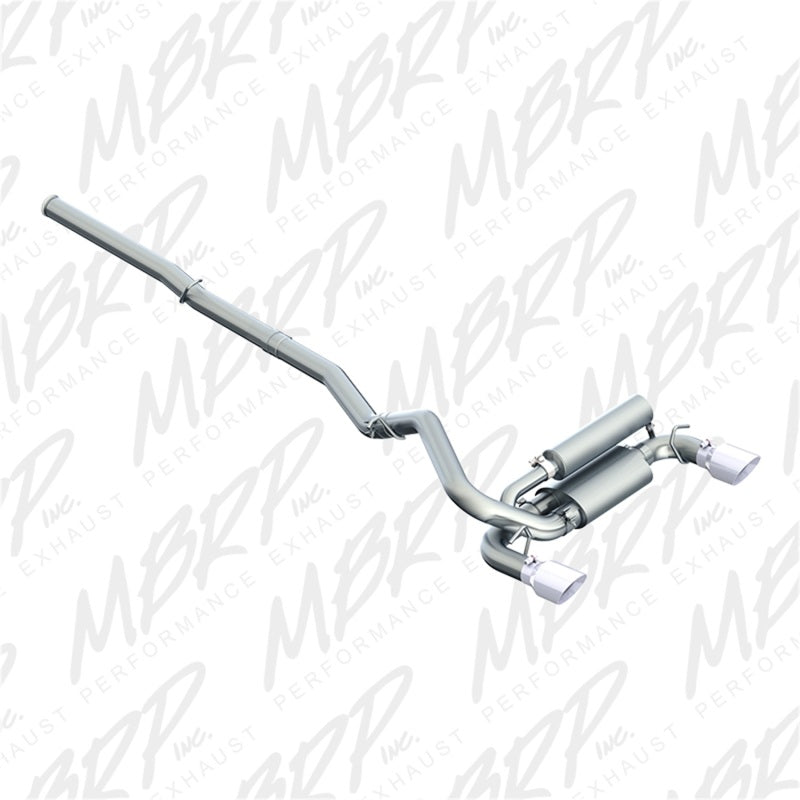 MBRP 2016+ Ford Focus RS 3in Aluminized Dual Outlet Cat-Back Exhaust Secondary image