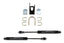 Fabtech 05-21 Ford F250/350 4WD Dual Stealth Steering Stabilizer Kit - Opposing Style parts set