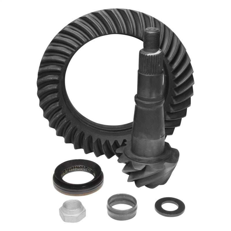 Yukon Gear Reverse Ring & Pinion w/ 4:44 Gear Ratio for Dodge RAM 9.25in. - w/ Solid Front Secondary image
