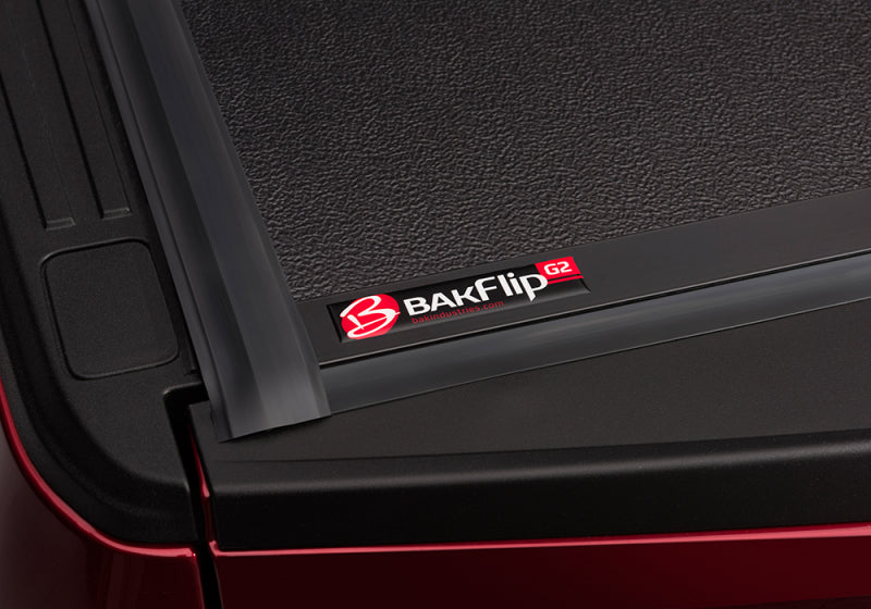 BAK 99-07 Ford Super Duty 8ft Bed BAKFlip G2 close-up