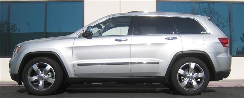 Eibach SUV Pro-Kit for 11-12 Jeep Grand Cherokee 2WD/4WD V6/V8 side view image