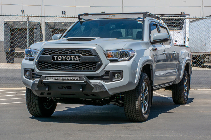 DV8 Offroad 2016+ Toyota Tacoma Center Bumper installed