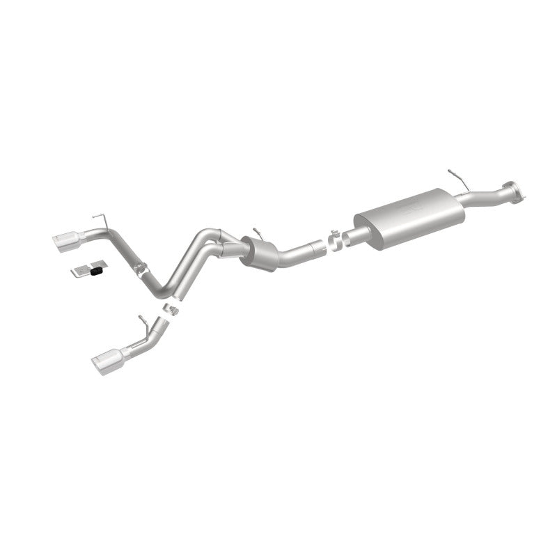 MagnaFlow Sys C/B 07 GM Hummer H2 Split Rear exhaust system for offroad performance upgrades.