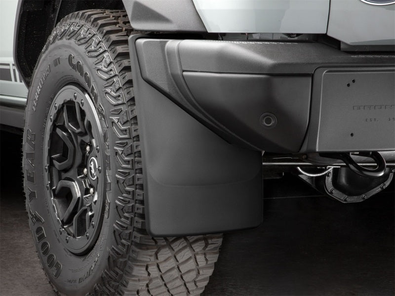 WeatherTech 2021+ Ford Bronco (315 Width Tire Size) No Drill MudFlaps - Black Secondary image