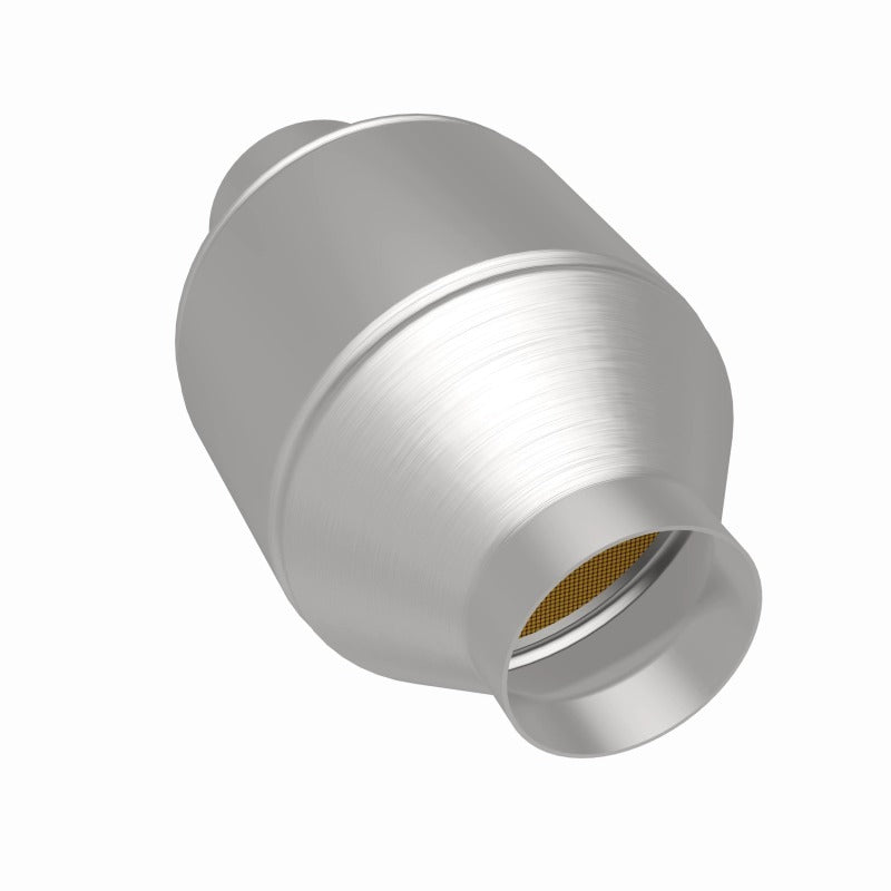 MagnaFlow Conv Univ 2.5in Inlet/Outlet Center/Center Round 3in Body L x 5in W x 8.75in Overall L for performance offroad parts