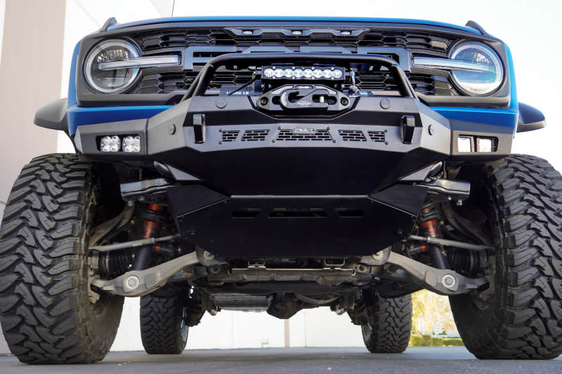DV8 Offroad 21-23 Ford Bronco Spec Series Front Bumper for off road parts and performance upgrades.