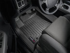 WeatherTech 07-09 Toyota Tundra Front FloorLiner - Black in car