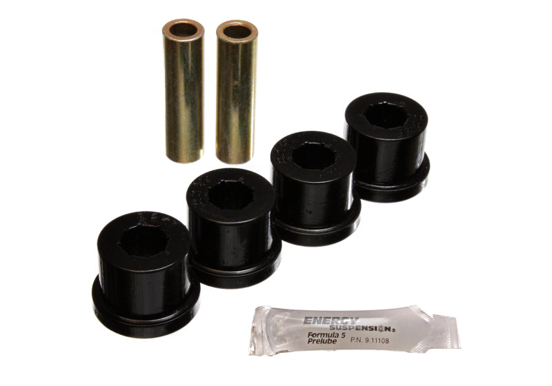 Energy Suspension 86-91 Mazda RX7 Black Rear Control Arm Bushing Set components