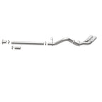 MagnaFlow 08-17 Ford F-250/F-350/F-450 4.6L/6.7 DPF-Back SS 4in Dual Single Passenger Side Rear Exit exhaust system components